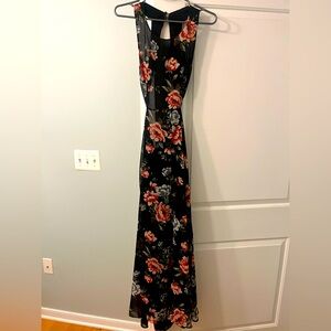 Zara flowy flower dress